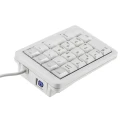 Cherry Grey Wired PS2 Numeric Keypad 21 Keys CE UL VDE FCC G84-4700LPBUS-0