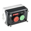 Schneider Electric Spring Return Enclosed Push Button 1 NO/1 NC Polycarbonate Green Red START/STOP IP66 IP69K XALD211H29