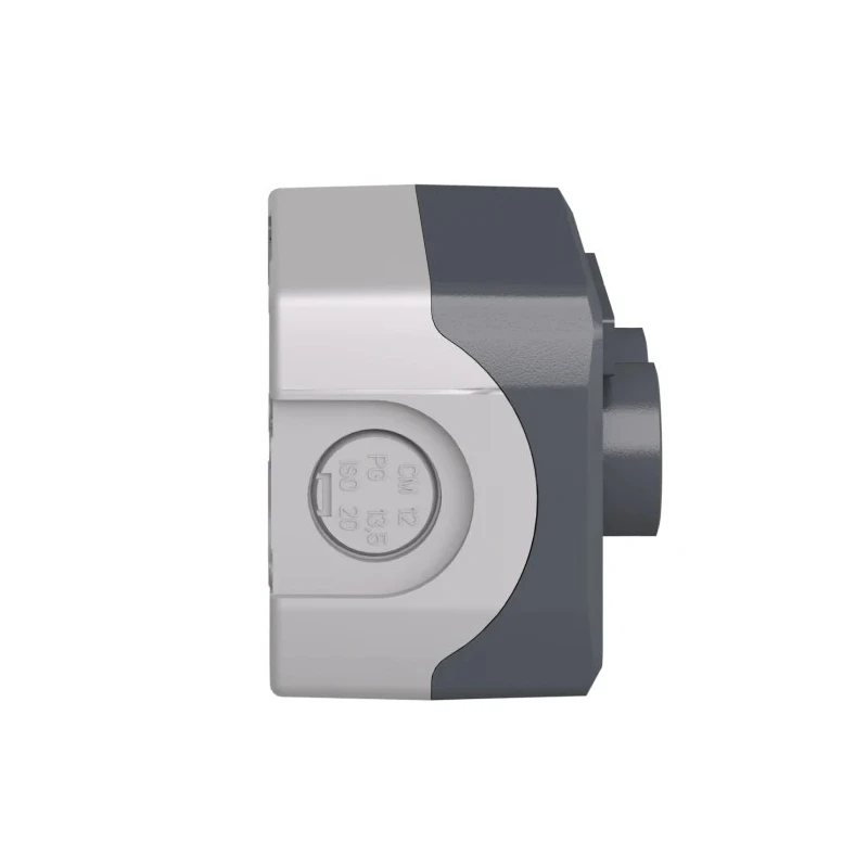 Schneider Electric Spring Return Enclosed Push Button 1 NO/1 NC Polycarbonate Green Red START/STOP IP66 IP69K XALD211H29