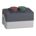Schneider Electric Spring Return Enclosed Push Button 1 NO/1 NC Polycarbonate Green Red START/STOP IP66 IP69K XALD211H29