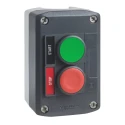 Schneider Electric Spring Return Enclosed Push Button 1 NO/1 NC Polycarbonate Green Red START/STOP IP66 IP69K XALD211H29