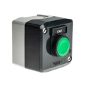 Schneider Electric Spring Return Enclosed Push Button SPST Polycarbonate Green START IP66 IP67 IP69K XALD101H29