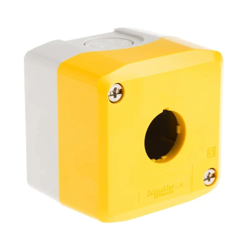 Schneider Electric Yellow Plastic Harmony XALK Control Station Enclosure 22 mm 1 Hole XALK01