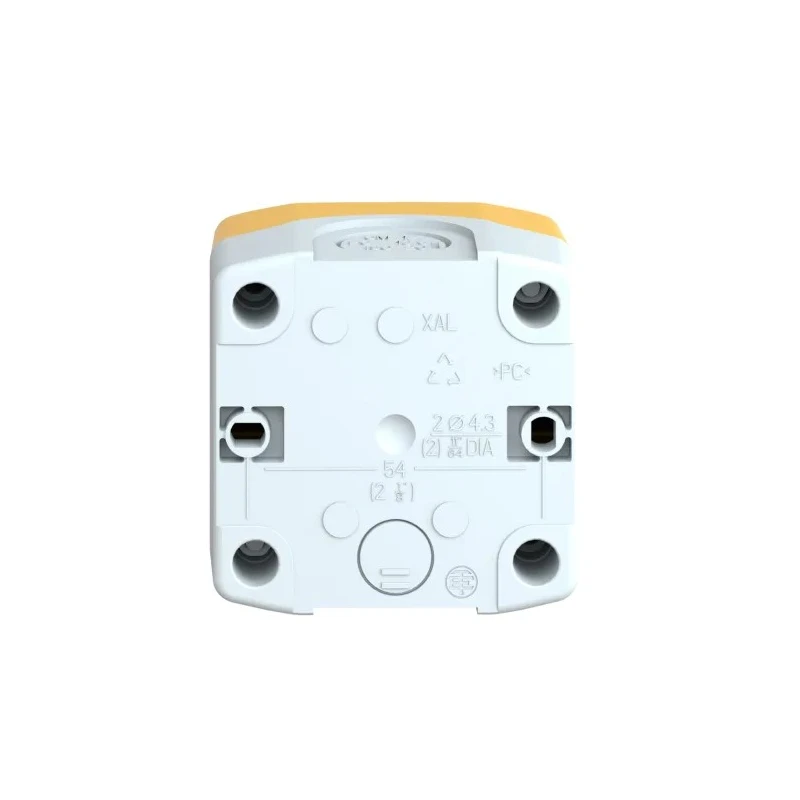 Schneider Electric Yellow Plastic Harmony XALK Control Station Enclosure 22 mm 1 Hole XALK01