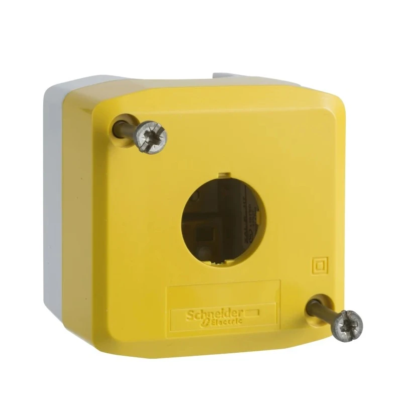 Schneider Electric Yellow Plastic Harmony XALK Control Station Enclosure 22 mm 1 Hole XALK01