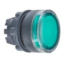 Schneider Electric Harmony XB5 Series Green Spring Return Push Button Head 22 mm Cutout IP66 IP67 IP69K ZB5AW33
