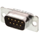 ITT Cannon ORIGINAL D 9 Way Straight Panel Mount D-Sub Connector 1.25kV 5A 120 in Through Hole Steel Housing 121073-2290 D