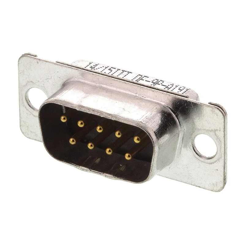 ITT Cannon ORIGINAL D 9 Way Straight Panel Mount D-Sub Connector 1.25kV 5A 120 in Through Hole Steel Housing 121073-2290 D