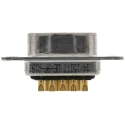 ITT Cannon ORIGINAL D 9 Way Straight Panel Mount D-Sub Connector 1.25kV 5A 120 in Through Hole Steel Housing 121073-2290 D