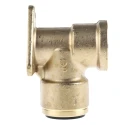 JG Speedfit Brass Pipe Fitting 90° Adapter Female BSP 3/4 in to Female 3/4 in PM22WB