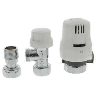 Altecnic Brass 1/2 in to 1/2 in Thermostatic Radiator Valve CA-200415.R