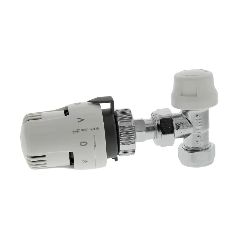 Altecnic Brass 1/2 in to 1/2 in Thermostatic Radiator Valve CA-200415.R