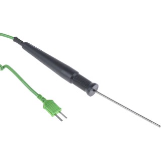 Atkins Technical RS PRO K Dome General Temperature Probe, 100 mm Length, 3 mm Diameter, 1100°C Max 342-8899