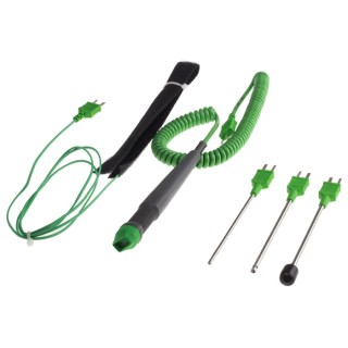 RS PRO Type K Still Air Velcro General Purpose Surface Temperature Probe Kit +1100°C Max 342-9151