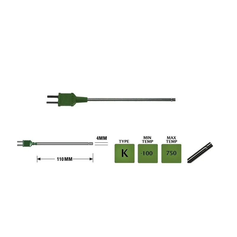 RS PRO Type K Still Air Velcro General Purpose Surface Temperature Probe Kit +1100°C Max 342-9151