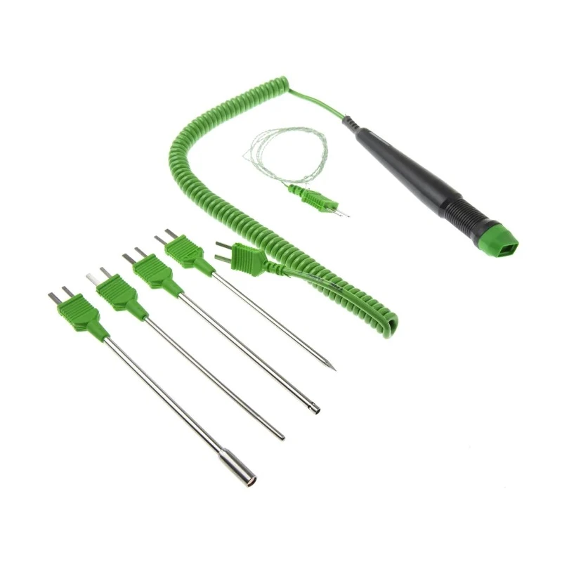 RS PRO Type K Still Air, Needle, Surface, General Purpose Fine Wire Temperature Probe Kit, ±2.5°C Accuracy, 2m 342-9189