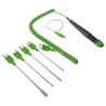 RS PRO Type K Still Air, Needle, Surface, General Purpose Fine Wire Temperature Probe Kit, ±2.5°C Accuracy, 2m 342-9189