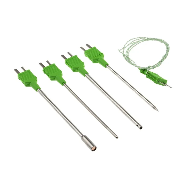 RS PRO Type K Still Air, Needle, Surface, General Purpose Fine Wire Temperature Probe Kit, ±2.5°C Accuracy, 2m 342-9189