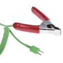 Testo Type K Pipe Clamp Surface Temperature Probe, 110 mm Length, 25 mm Diameter, 150 °C Max 342-9202