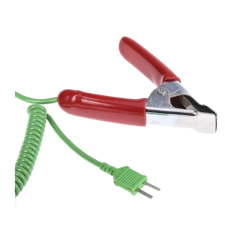 Testo Type K Pipe Clamp Surface Temperature Probe, 110 mm Length, 25 mm Diameter, 150 °C Max 342-9202