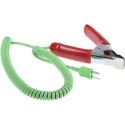Testo Type K Pipe Clamp Surface Temperature Probe, 110 mm Length, 25 mm Diameter, 150 °C Max 342-9202