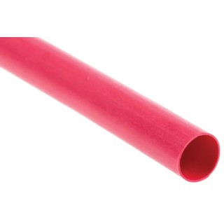 TE Connectivity Heat Shrink Tubing Red 4.8 mm Sleeve Diameter 1.2 m Length 2:1 Ratio RNF-100-3/16-2-STK