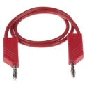 Hirschmann Test & Measurement Connector Test Lead 32A, 60V dc, Red, 500mm Lead Length 934061101