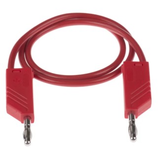 Hirschmann Test & Measurement Connector Test Lead 32A, 60V dc, Red, 500mm Lead Length 934061101