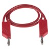 Hirschmann Test & Measurement Connector Test Lead 32A, 60V dc, Red, 500mm Lead Length 934061101