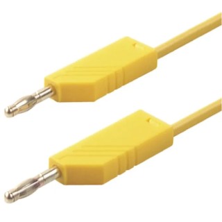 Hirschmann Test & Measurement Connector Test Lead 32A 60V DC Yellow 500mm Lead Length 934061103