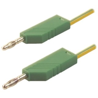 Hirschmann Test & Measurement Connector Test Lead 32A, 60V dc, Yellow Green 500mm Lead Length 934061188