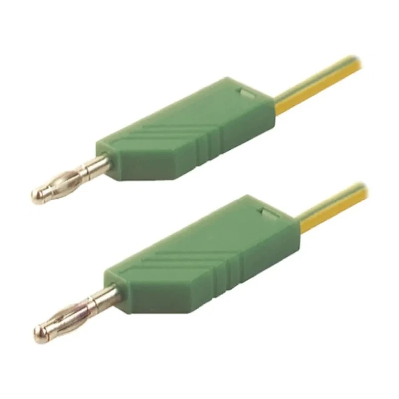 Hirschmann Test & Measurement Connector Test Lead 32A, 60V dc, Yellow Green 500mm Lead Length 934061188