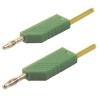 Hirschmann Test & Measurement Connector Test Lead 32A, 60V dc, Yellow Green 500mm Lead Length 934061188