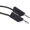 Hirschmann Test & Measurement Connector Test Lead 32A, 60V dc, Black, 500 mm Lead Length 934061100