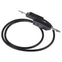 Hirschmann Test & Measurement Connector Test Lead 32A, 60V dc, Black, 500 mm Lead Length 934061100
