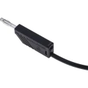 Hirschmann Test & Measurement Connector Test Lead 32A, 60V dc, Black, 500 mm Lead Length 934061100