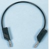 Hirschmann Test & Measurement Connector Test Lead 16A, 60V dc, Black, 500mm Lead Length 934060100