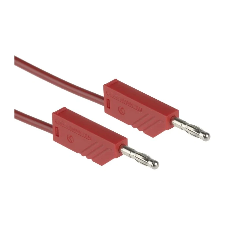 Hirschmann Test & Measurement Connector Test Lead 16A 60V DC Red 1m Lead Length 934062101