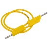 Hirschmann Test & Measurement Connector Test Lead 16A, 60V dc, Yellow, 500 mm Lead Length 934060103