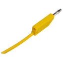 Hirschmann Test & Measurement Connector Test Lead 16A, 60V dc, Yellow, 500 mm Lead Length 934060103