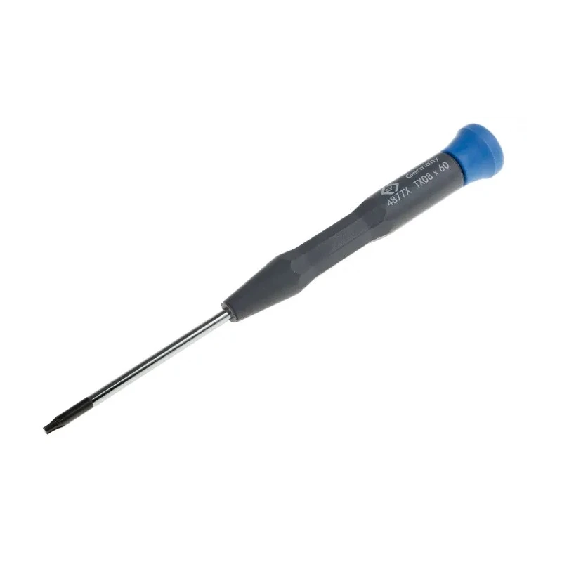 CK Precision Screwdriver with T8 Tip, 60 mm Blade, Insulated, ESD Safe, Ergonomic Handle T4877X 08