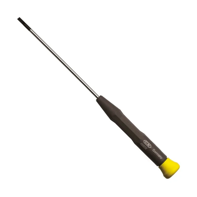 CK Precision Insulated Screwdriver 0.8mm Tip Thickness, 60mm Blade Length, 157mm Overall Length T4880X 08