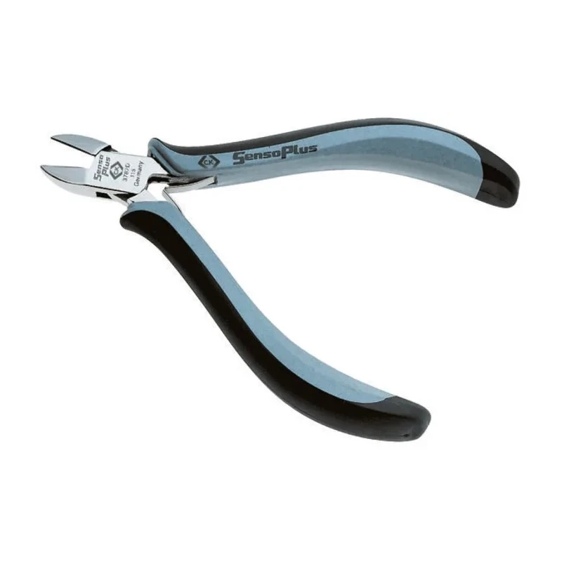 CK Extra Full Flush ESD Safe Cable Cutter 125mm Overall Length, Side Cutter with 9mm Jaw Width T3782DEF 115