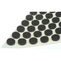 Essentra Circular Polyethylene Non-Slip Pad 12.7 mm Diameter ASPR-8-125