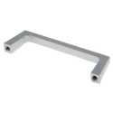 RS PRO Matt Silver Aluminium Arch Shape Handle 32 mm Height, 10.5 mm Width, 110.5 mm Length 456-535
