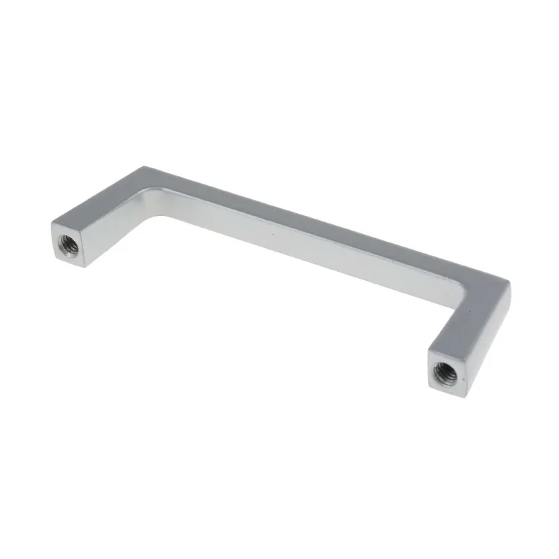 RS PRO Matt Silver Aluminium Arch Shape Handle 32 mm Height, 10.5 mm Width, 110.5 mm Length 456-535
