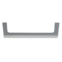 RS PRO Matt Silver Aluminium Arch Shape Handle 32 mm Height, 10.5 mm Width, 110.5 mm Length 456-535
