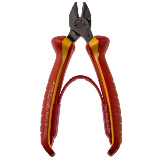Facom 1000V Approved Semi-Flush ESD Safe Cable Cutter Diagonal Cutter 3.5mm Cutting Capacity 165mm Length 391A.16VE