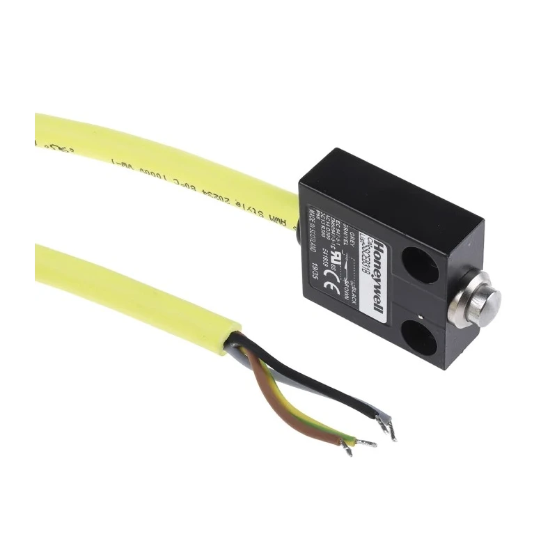 Honeywell Technologies SSCE Series Plunger Limit Switch, SPDT, IP68, Die Cast Zinc Housing, 600V AC, 6A SSCEB31B