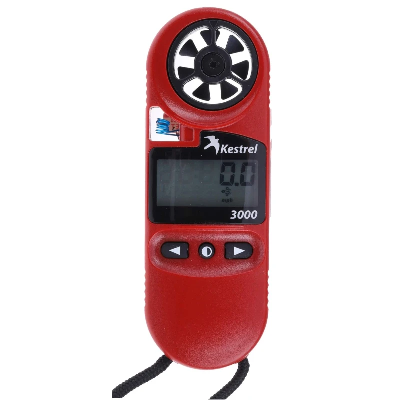 Kestrel Rotary Vane Anemometer Measures Temperature Wind Chill Pressure Dew Point Altitude Air Velocity KESTREL 3000